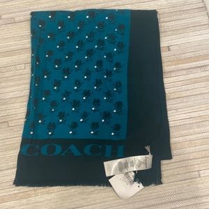 100% Wool Coach scarf